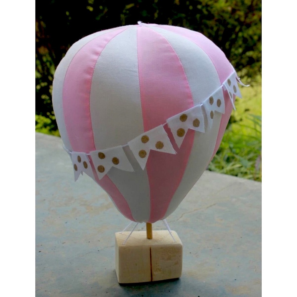 Set of 5 Large Stuffed Hot Air Balloon Handmade Party Centerpieces/Nursery Decor